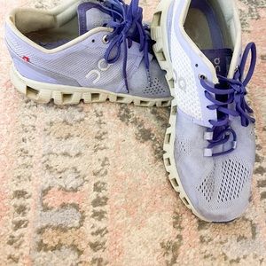 On Cloud X Lavender/Ice Running Shoes size 8